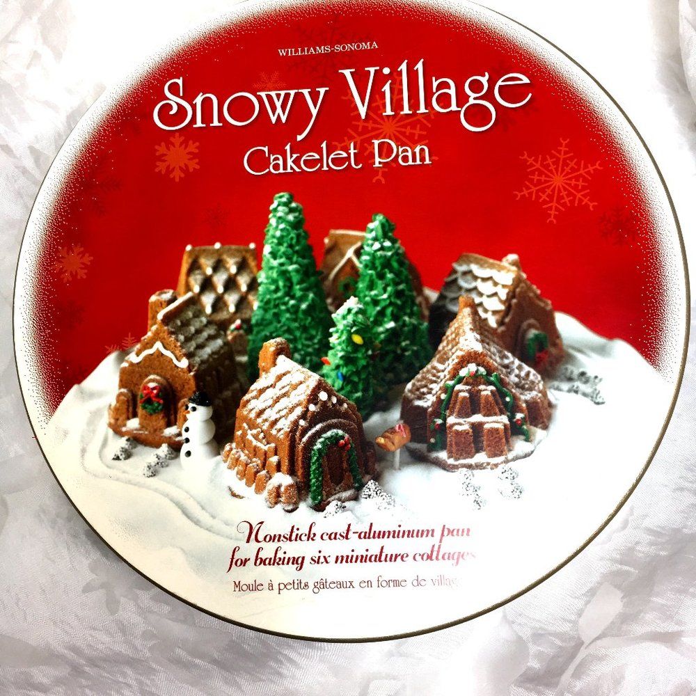 Snowy Village Williams Sonoma Nordic Wear Cakelet Pan NOS NWT - Picture 10 of 10